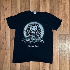 The Lion King Black Short Sleeve Kids Tee